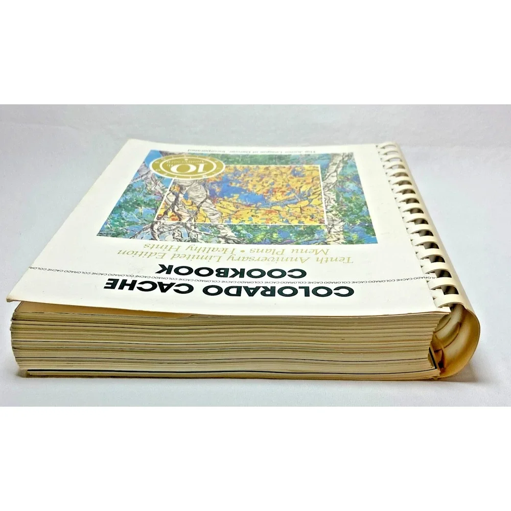 Colorado Cache Cookbook 10th Anniversary Limited Edition Paperback Junior League